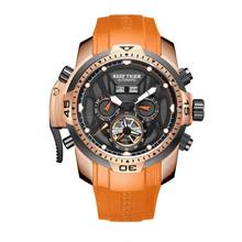 Мужские спортивные автоматические часы, мужские механические часы Reef Tiger мужские Роскошные спортивные водонепроницаемые наручные часы reloj hombre модные RGA3532 2024 - купить недорого