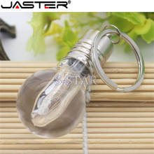 Jaster pendrive colorido, com lâmpada, usb, 4gb/8gb/16gb/32gb/2.0, memória flash, presente de casamento, entrega grátis 2024 - compre barato