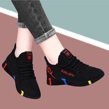 2020 Hot Sale Running Shoes Women Sport Shoes Outdoor Lace-up Platform Sneakers Air Mesh Breathable Walking Jogging Gym Trainers 2024 - купить недорого