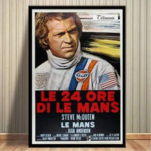Movie Poster Le Mans Canvas Prints Painting Film Steve Character Wall Art Home Decoration Picture For Living Room Cuadros 2024 - buy cheap