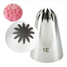 1PCS Large Icing Piping Nozzles For Decorating Cake Baking Cookie Cupcake Piping Nozzle Stainless Steel Pastry Tips #1E 2024 - buy cheap