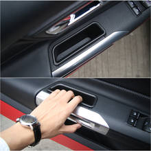 Caja de almacenamiento de manija de puerta lateral Interior para Ford Mustang 2015, accesorios útiles para el Interior del coche, organizador, 2 uds. 2024 - compra barato