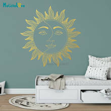 Sun and Moon Vinyl Wall Sticker Decal Bedroom Babyroom Nursery Playroom Decor Wallpaper BD475 2024 - buy cheap