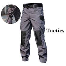 Pantalones rectos tácticos de carga para hombre, ropa de ejército resistente al agua, pantalones de combate de entrenamiento militar 2024 - compra barato