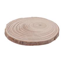 Пластина из натурального дерева, круглые деревянные диски, диск для рукоделия, орнамент из дерева «сделай сам» 2024 - купить недорого