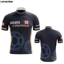 SPTGRVO-ropa de ciclismo profesional para hombre, Maillot de manga corta para ciclismo de montaña, Canadá, Verano 2024 - compra barato