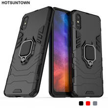 Armor PC Cover Ring Holder Phone Case For Xiao Redmi 9 9A 9C 8A 10X 5G 6 7 7A 5 Plus Cover Case Redmi Note 9 Pro 8T 8 Pro 9S 4X 2024 - buy cheap