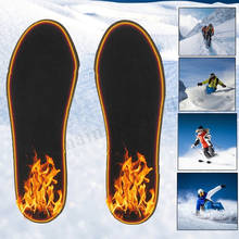 2019 USB Electric Heated Insoles Women Men Heated Insoles For Shoes Outdoor Sports Heating Winter Warm Soles Warmer Sock Pad Mat 2024 - buy cheap