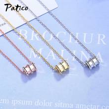Wedding Party Popular 925 Sterling Silver Rose Gold Color Small Waist Clavicle Necklace Woman Metal Jewelry Choker Wholesale 2024 - buy cheap