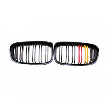 Front Kidney Grill Grille For Bmw F20 F21 1 Series 2011-2014 Black Red and Yellow Lines Racing Grilles 2024 - buy cheap