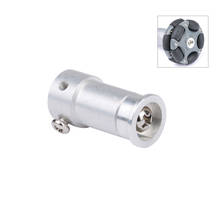 Acoplamiento de cubo de aleación de aluminio, Conector de Motor de coche de 4/5/6/8mm, rueda omnidireccional, bricolaje 2024 - compra barato