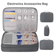 Electronic Organizer Travel Universal Cable Bag Electronics Accessories Cases for Cable Charger Phone and More 2024 - buy cheap