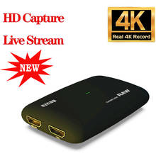 Hd60 usb 1080 hdmi caixa de captura de vídeo, genuíno 4k 30 3.0 p 120fps, captura de vídeo de jogos, tv box, dispositivo de gravação, microfone em placa de streaming ao vivo 2024 - compre barato