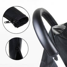 Baby Pram Handle PU Leather Pushchair Stroller Armrest Case Protective Cover Handle Pram Stroller Accessories 2024 - buy cheap