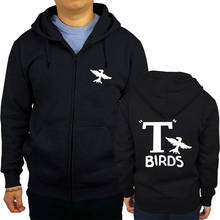 T-birds-Sudadera con capucha y cremallera para hombre, prenda deportiva masculina de estilo Retro, ideal para primavera y otoño, en color negro, sbz6337 2024 - compra barato