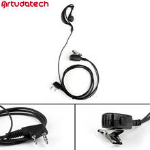 Artudatech-auricular de 2 pines, micrófono para HYT TYT BAofENG UV5R 888S KENWOOD TH D7 F6 22 2024 - compra barato