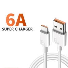 6A agreement cable charging fast charger Cable data line For type-c for ios mobile phone cable Cellphone data line USB 2024 - buy cheap