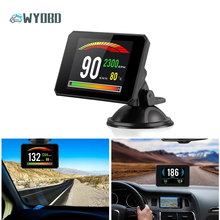 Pantalla HUD Head Up P16 OBD para coche, indicador Digital de temperatura del agua, consumo de combustible, T816, GPS, proyector de velocidad 2024 - compra barato