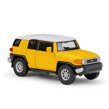Welly 1:36 caja Original Toyota FJ cruise amarillo SUV tirar hacia atrás coche fundido a presión modelo de coche de juguete modelo de coche modelos de coche niños 2024 - compra barato