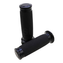 Motorcycle 1" 25mm Handlebar Black Hand Grips Univesal For Honda Kawasaki Harley Touring Dyna Softail Sportster 883 1200 XL 2024 - buy cheap