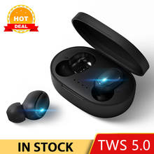 TOMKAS TWS Bluetooth Headsets PK Redmi Airdots Wireless Earbuds 5.0 Earphones Noise Cancelling Mic Charging Box TWS A6S Earphone 2024 - buy cheap