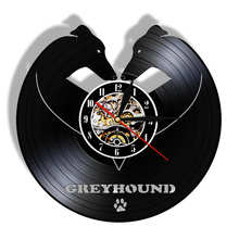 Настенные часы Greyhound для собак и пород, Винтажные Украшения для домашнего декора, подарок на новоселье 2024 - купить недорого
