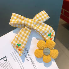 Bow Hairpin Cute Flower Headdress Korean Version Small Fresh Floral Baby Hair Clips Autumn And Winter New 2024 - buy cheap