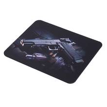 Mousepad antiderrapante para mouse ótico, mouse pad antideslizante com estampa de arma para mouse óptico de computador, pc notebook, gaming, novo, 2019 2024 - compre barato