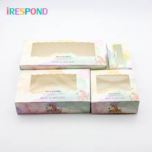 50PCS Paper Box For Gifts Food Unicorn Candy Box Packaging Cookies Cupcake Display Package Box Pvc Window Wedding Party Favors 2024 - buy cheap