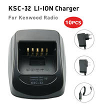 10X Walkie Talkie KSC-32 Charger for Kenwood Radio KNB-32N KNB-33 KNB-33L KNB-33Li Two Way Radio Battery 2024 - compre barato