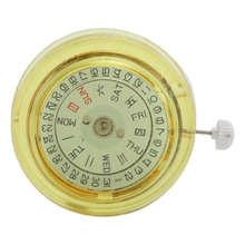 Movimiento de reloj con calendario doble, 3 agujas para movimiento 8205, repuesto de piezas de reloj, herramientas de reparación, accesorio para relojero dorado 2024 - compra barato