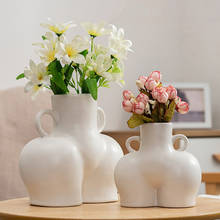 Nordic Simulation Body Art Vase Ceramic Accessories TV Cabinet Figurines Ornaments Home Livingroom Desktop Furnishing Decoration 2024 - buy cheap