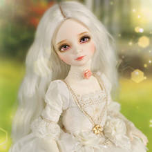 New Style 1/3 1/4 1/6 1/8 High Temperature White Wavy Wire SD For BJD Doll Hair Wig 2024 - buy cheap