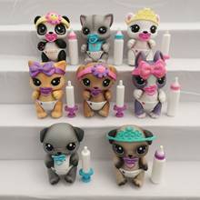 lollps kritters PVC Doll Furry Panda Pengiun Duck Mini Animals Toys for Children Toy for Girls Kids Gift Figures 2024 - buy cheap