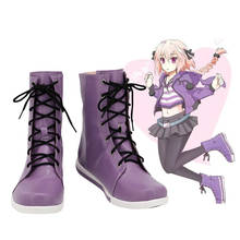 Fate Stay Night Astolfo Cosplay Boots Women Girls Purple Cosplay  Shoes  Halloween Carnival Shoes Custom Made EU/US size 2024 - buy cheap