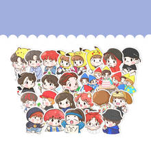 Cute cartoon stickers EXO Paper Stickers Crafts And Scrapbooking book Decorative sticker DIY Stationery 2024 - buy cheap