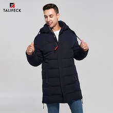 2021 New Men Winter Coat Cotton Padded Coat Hooded Thick Warm Winter Jackets Parka Casual Long Jacket Black Men Overcoat Russian 2024 - buy cheap