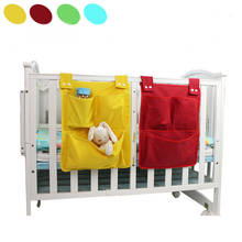 Cartoon Rooms Nursery Hanging Storage Bag Baby Cot Bed Crib Organizer Toy Diaper Pocket For Newborn Crib Bedding 2024 - buy cheap