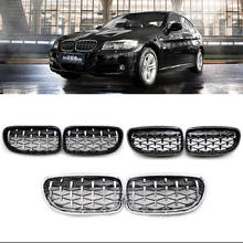 A Pair Diamond Grills For BMW E90 E91 318i 320i 325i 2009-2012 Car Kidney Grill Grille Front Bumper Racing Grill Car Styling 2024 - buy cheap