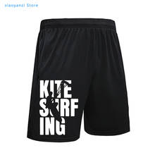 EAT SLEEP KITESURF Shorts Kitesurfing Boarding Surfinger Cool Men Casual Shorts Gift Waist summer Beach Shorts Sportswear 2024 - buy cheap