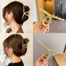 Metal Hair Claws For Women Twist Cross Hair Clips For Girls Hairpins Hairgrips Barrettes Makeup Hair Styling Hair Accessaries 2024 - buy cheap
