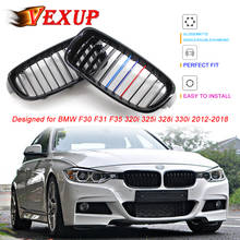 Glossy Black M Single Slat Front Kidney Grille Grill For BMW 3 Series F30 F31 F35 320i 325i 328i 330i 2012-2018 Car Accessories 2024 - buy cheap
