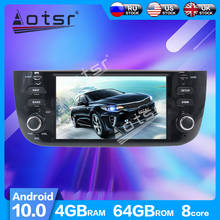 AOTSR-REPRODUCTOR Multimedia con pantalla IPS y navegación GPS para Fiat, Radio de coche con Android 10,0, DSP, PX6, 4 + 64GB, para Fiat Punto 2009 - 2015 /Linea 2012 - 2018 2024 - compra barato