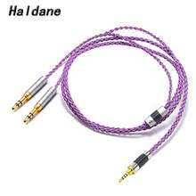 Haldane HIFI 8 ядер посеребренные кабели для наушников для Sundara Aventho focal elegia t1 t5p D7200 D600 D7100MDR-Z7 2024 - купить недорого