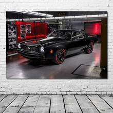 Chevrolets Chevelle Laguna Sema black muscle cars Wall art Picture Silk Posters and Prints Canvas Painting For Living Room Decor 2024 - buy cheap