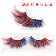 Makeup Mink Color Lashes False Eyelashes 3D Mink Lashes Colorful Long Dramatic False Eyelashes Extension Long 5D Mink Lashes 2024 - buy cheap