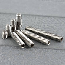 Soquete parafusos sextavados 50 peças, cabeça allen em aço inoxidável m3 * 4mm/6mm/8mm/10mm/12mm/14mm/16mm/20mm 2024 - compre barato