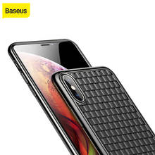 Защитный чехол Baseus для iPhone XS Max XR, мягкий чехол из ТПУ, деловая задняя крышка, Ультратонкий чехол для iPhone 2024 - купить недорого