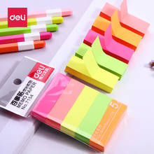 memo pads deli 7154 meon film labels 5-color pencil books free shipping colorful memo paper 2024 - buy cheap