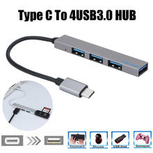USB HUB Expander Portable 3.0 Hub Ultra-Thin Mini Type-C To 4USB HUB USB-C Dock Adapter for Samsung, HUAWEI, Nokia tablet  20J29 2024 - buy cheap